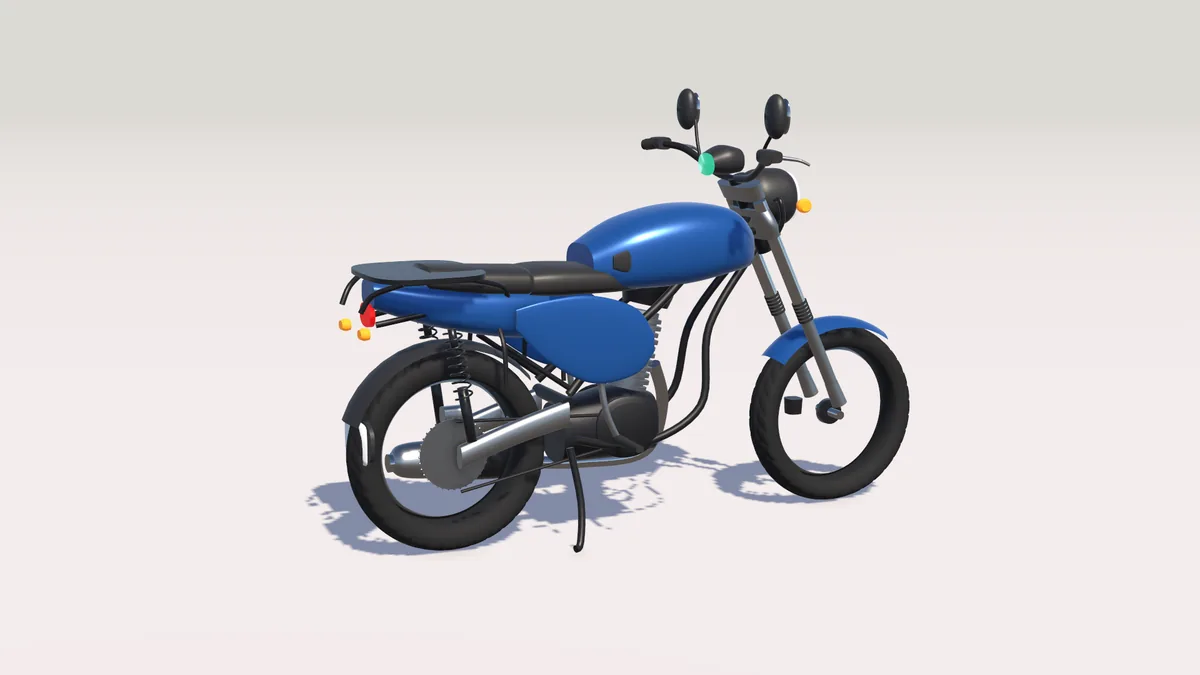 Krom egzozlu ve ayrı tekerlekli Naked 250 motosiklet