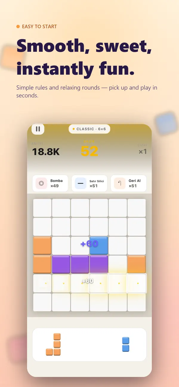 Relaxing U Blocks puzzle gameplay